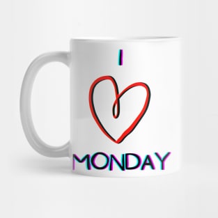 I Love Monday Mug